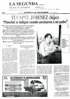 Tucapel Jiménez (hijo): "Pinochet se indignó cuando asesinaron a mi padre"