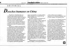 Derechos Humanos en China