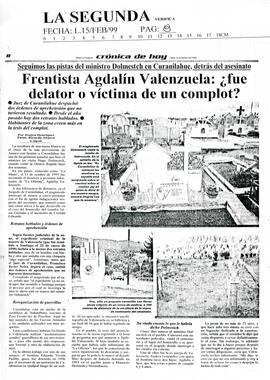 Frentista Agdalín Valenzuela: ¿fue delator o víctima de un complot?