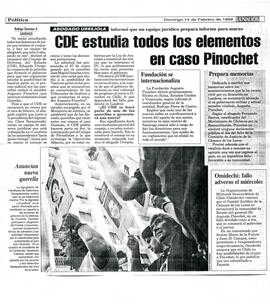 CDE estudia todos los elementos en caso Pinochet