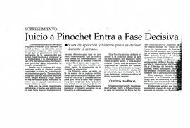 Juicio a Pinochet entra a fase decisiva