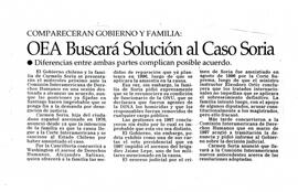 OEA Buscará Solución al Caso Soria