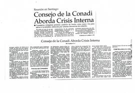 Consejo de la CONADI Aborda Crisis Interna