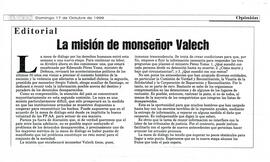 La misión de monseñor Valech