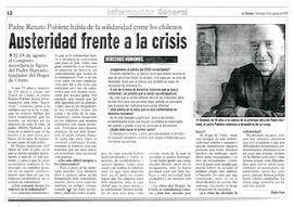 Austeridad frente a la crisis