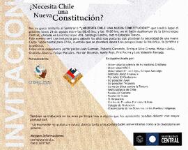 ¿Necesita Chile una Nueva Constitución?