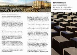 Informaciones. El monumento en Memoria de los judíos asesinados de Europa