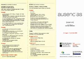 Ausencias (assenze) Fotografie Gustavo Germano