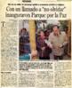 “Con un llamado a “no olvidar” inauguraron Parque por la Paz”