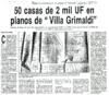 50 casas de 2 mil UF en planos de "Villa Grimaldi"