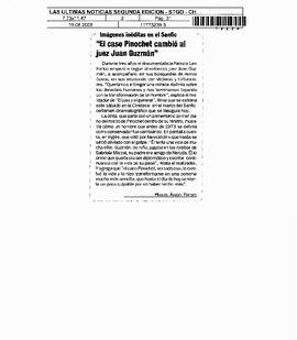 "El caso Pinochet cambió al juez Juan Guzmán"