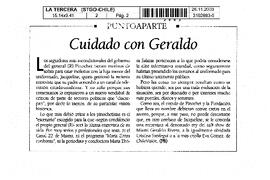 Cuidado con Geraldo