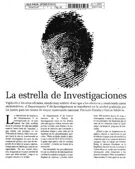 Las estrella de Investigaciones