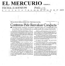 Contreras pide reevaluar Conducta