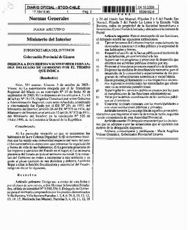 Gobernación provincial de Linares designa a don Herman Schwember Fernández delegado de gobierno p...