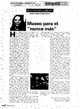 Museos para el "nunca más".