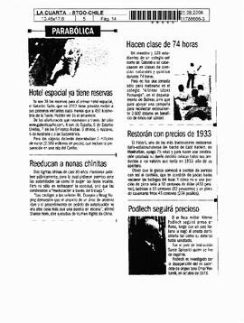 Podlech seguirá precioso.