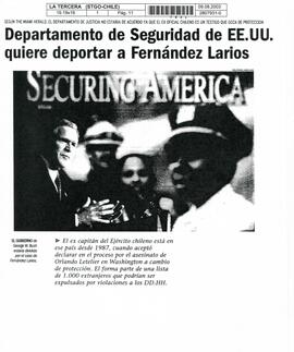 Departamento de Seguridad de EEUU quiere deportar a Fernández Larios