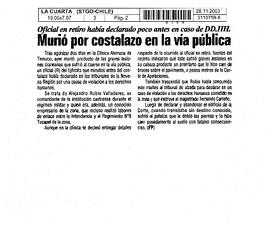 Murió por costalazo en la vía pública