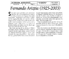 Fernando Ariztía (1925-2003)