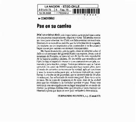 Pan en su camino.